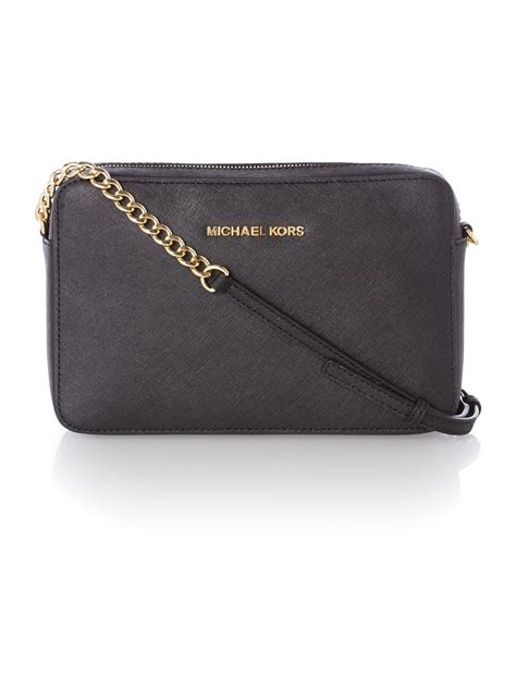 michael michael kors morgan signature coated crossbody bag black|Michael Kors handbags small black.